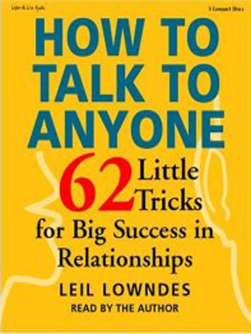 Title details for How to Talk to Anyone by Leil Lowndes - Available
